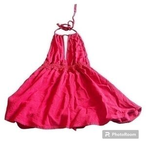 Pink Shinestar halter dress